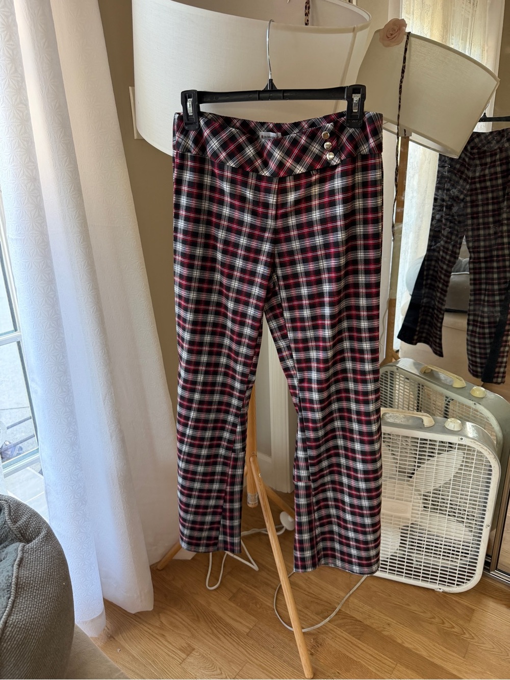 Vintage plaid pants